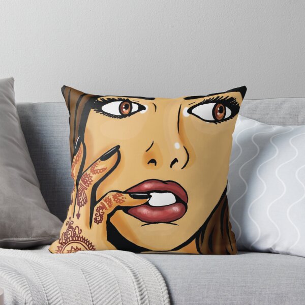 Item preview, Girl with Henna Pop Art  designed and sold by Mehr Tajik.