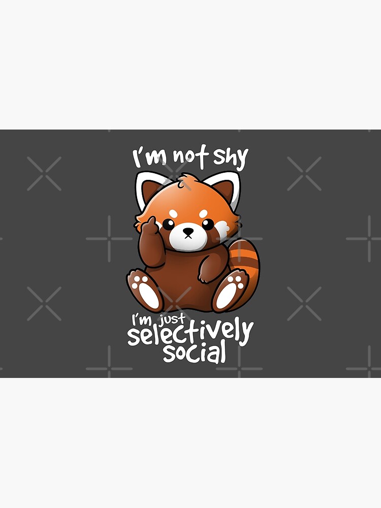 Shy red panda by NemiMakeit