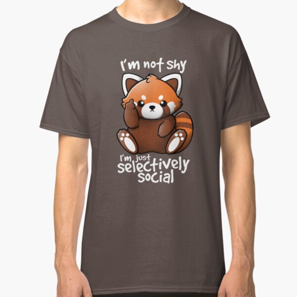 Shy red panda Classic T-Shirt