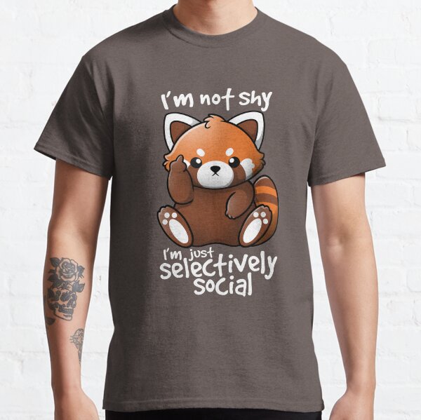 Shy red panda Classic T-Shirt