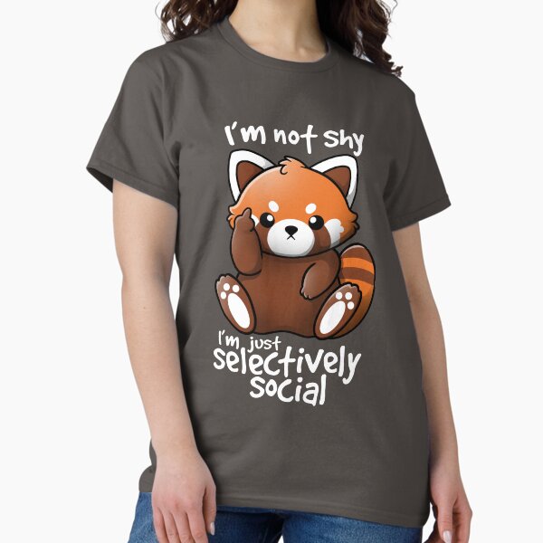 Item preview, Shy red panda designed and sold by NemiMakeit.