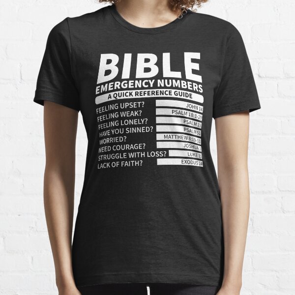 Item preview, Bible Emergency Numbers Funny Christian designed and sold by designeclipse.