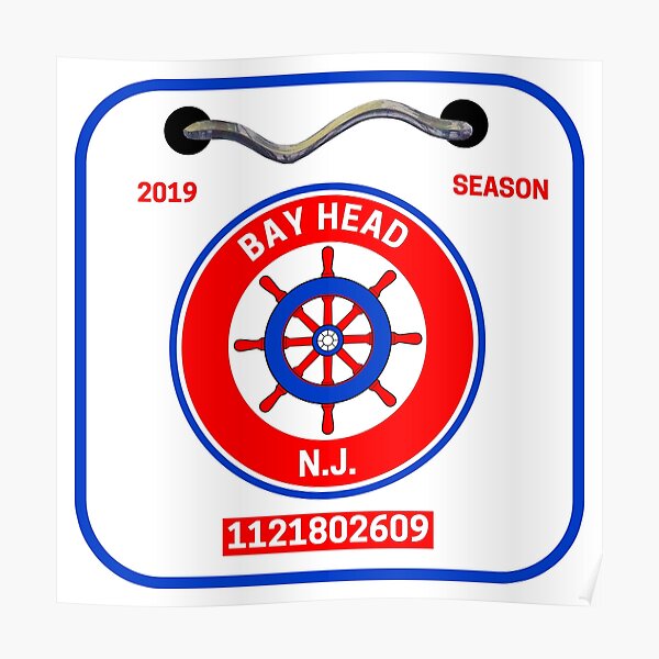 "Bay Head Beach Badge" Poster by fearcity Redbubble