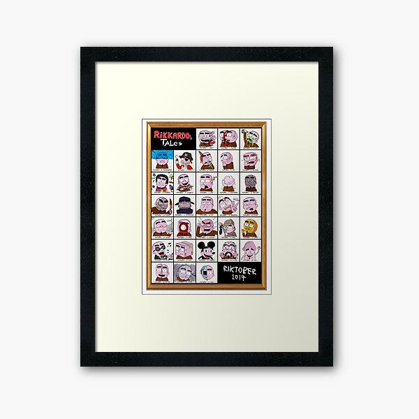 Riktober 2017 Framed Art Print