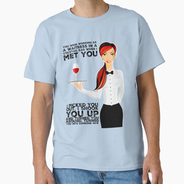 Item preview, Waitress in a cocktail bar designed and sold by WITNIT.