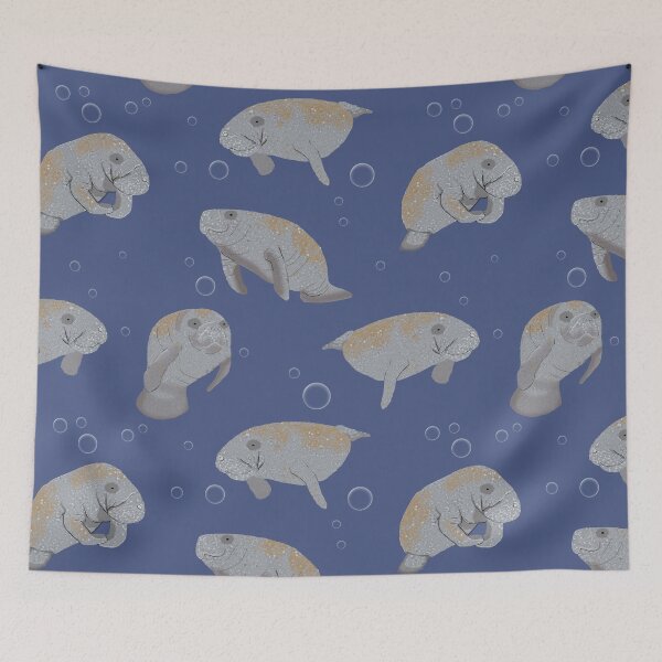 Item preview, Manatees and Bubbles designed and sold by Amy Hadden.