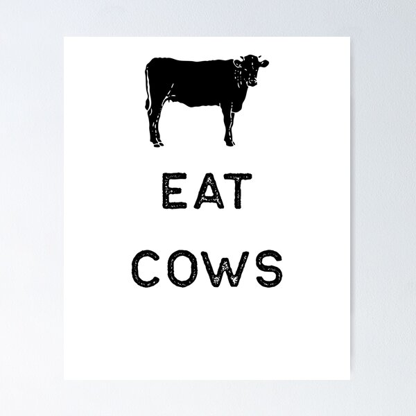 Aperçu de l'œuvre Farming Shirt Mangez des vaches Black Cute Gift Country Pays USA créée et vendue par threadsmonkey.