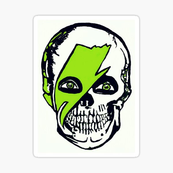 Item preview, Bolted Skull #7 Green designed and sold by NolaJere.