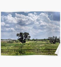 A Country Field Poster
