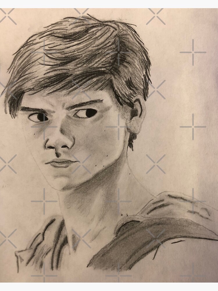 Thomas Brodie Sangster Portrait Sketch