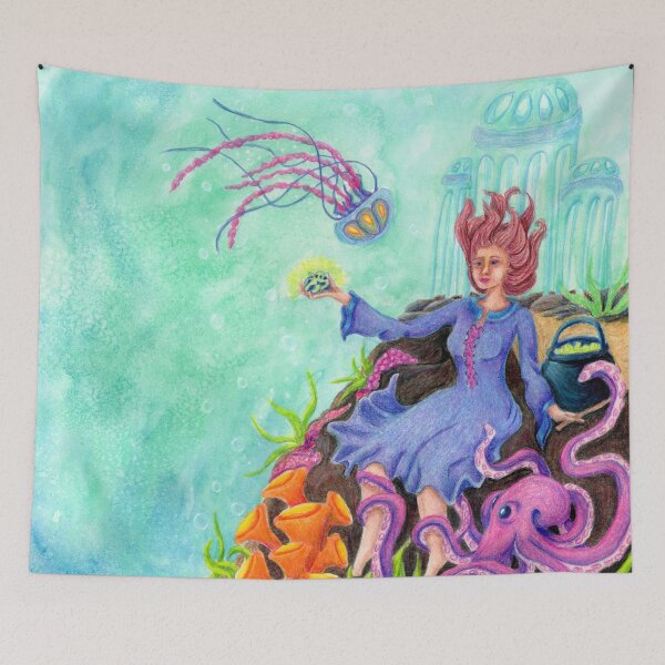 Item preview, Underwater Oasis  designed and sold by LadyTaneli.