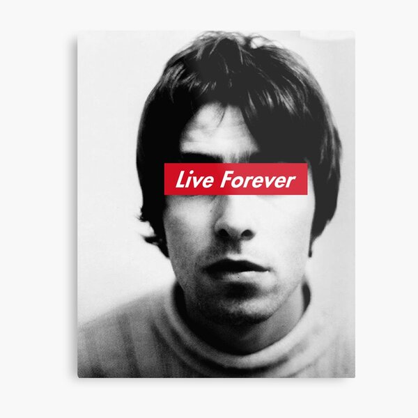 Oasis Live forever Metal Print