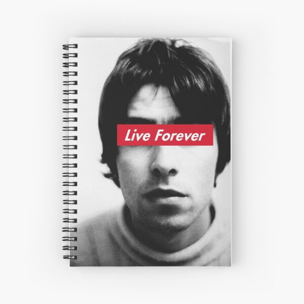 Oasis Live forever Spiral Notebook