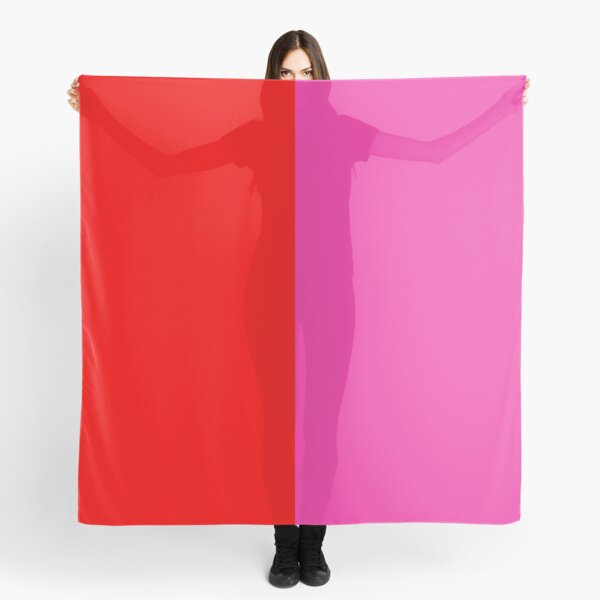 Vista previa del artículo con la obra «Color bloqueando rojo y rosa», diseñado y vendido por chihuahuashower.