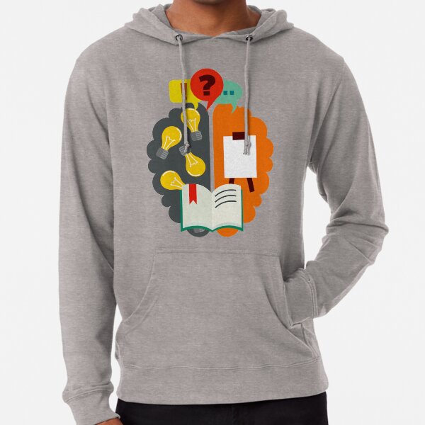 TOAA Signature Line "Right Brain"-Classic Version Lightweight Hoodie