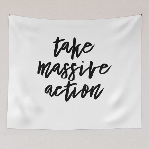 Item preview, Take massive action designed and sold by design2try.