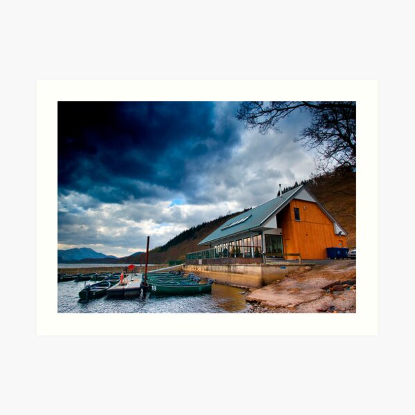 Harbour Cafe Art Print