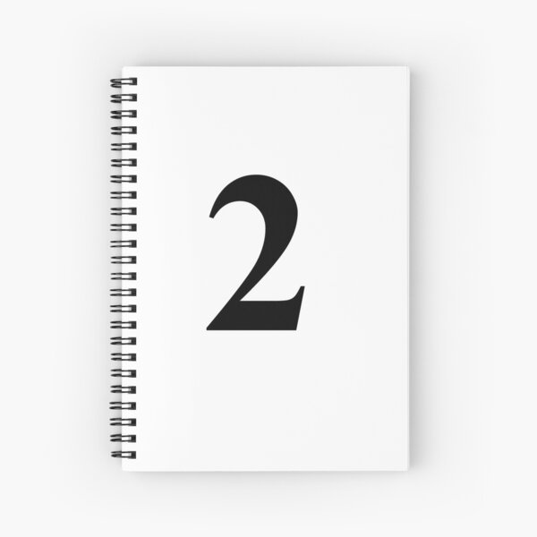 Two, the second, twain, couple, pair, two, match, twosome, #Two, #second, #twain, #couple, #pair, #match, #twosome Spiral Notebook