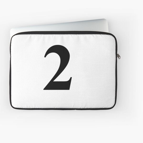 Two, the second, twain, couple, pair, two, match, twosome, #Two, #second, #twain, #couple, #pair, #match, #twosome Laptop Sleeve