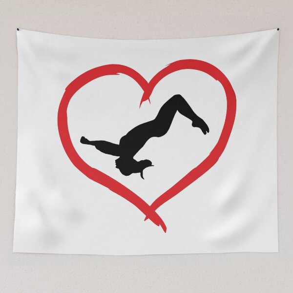Item preview, Gymnastics, Gymnast & Heart designed and sold by claudiasartwork.
