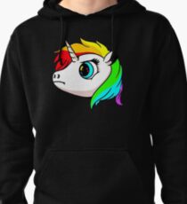 Unicorn Head Pullover Hoodie