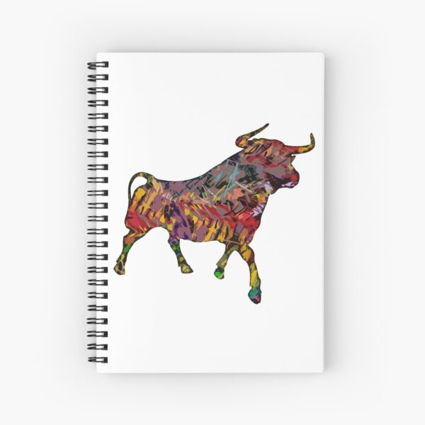 The Painted Bull Spiral Notebook