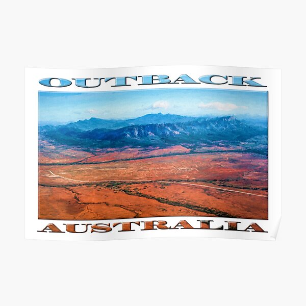 Wilpena Pound (digital painting) Poster