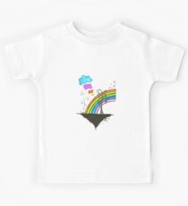 Watercolor Rainbow Kids Tee