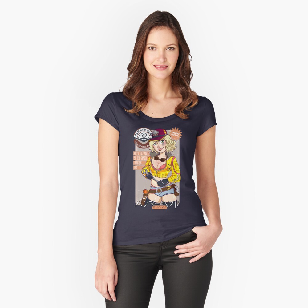 Item preview, Fitted Scoop T-Shirt designed and sold by dsoloud.