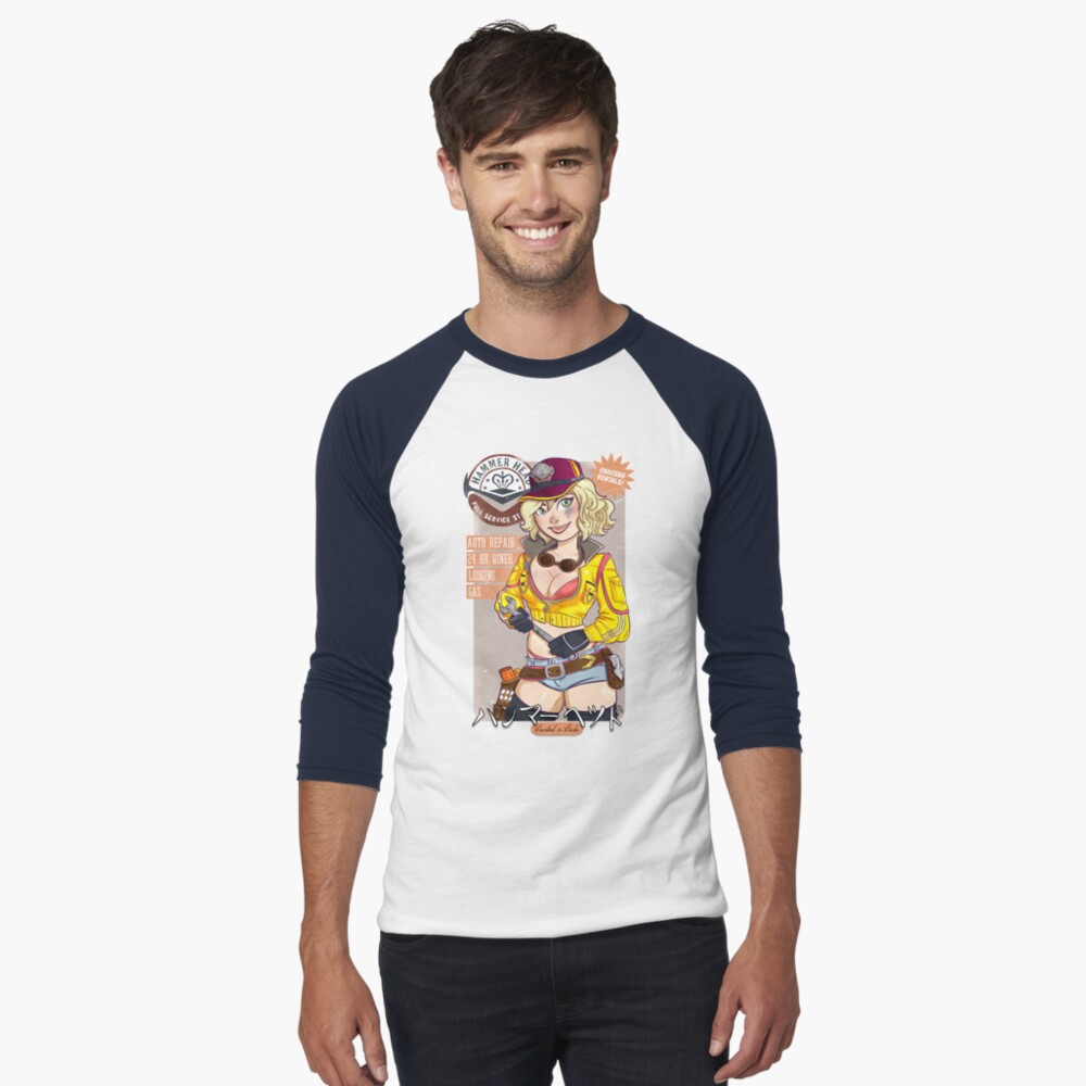 Item preview, Baseball ¾ Sleeve T-Shirt designed and sold by dsoloud.