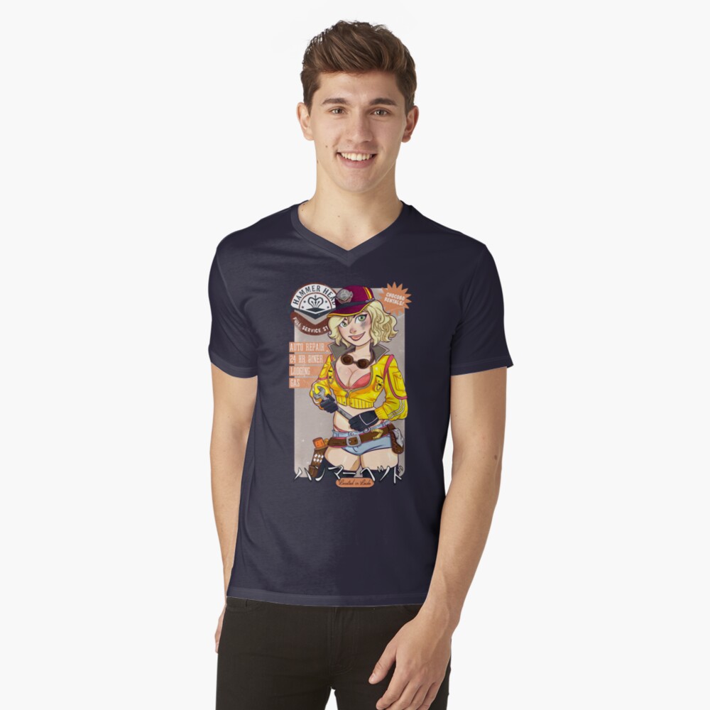 Item preview, V-Neck T-Shirt designed and sold by dsoloud.