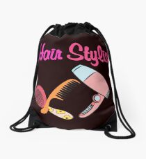 Hair stylist Drawstring Bag