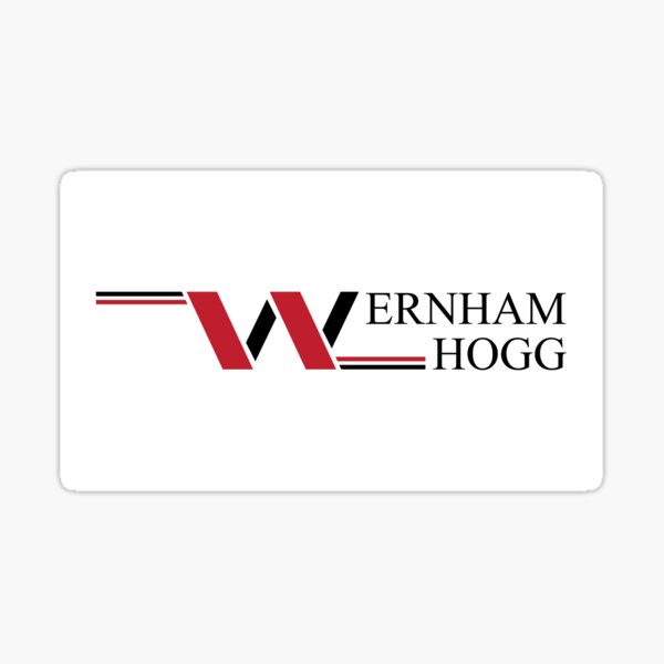 Wernham Hogg Logotype Sticker By Chloefortin15 Redbubble