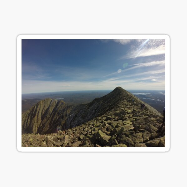 "Mt. Katahdin Knife's Edge" Sticker for Sale by jjomally1 Redbubble