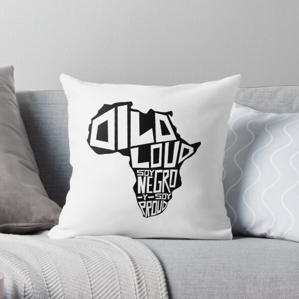 DILO LOUD: Africa Third Culture Series Throw Pillow