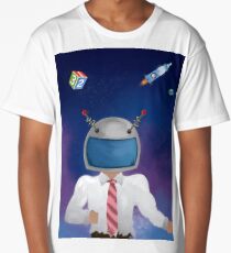 Captain Dad (only dad) Long T-Shirt
