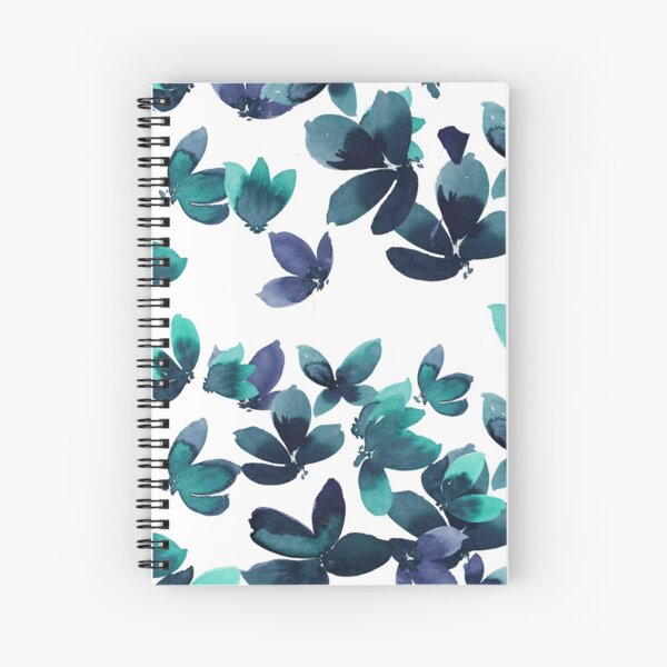 Born to Butterfly - Teal and Navy Palette Spiral Notebook