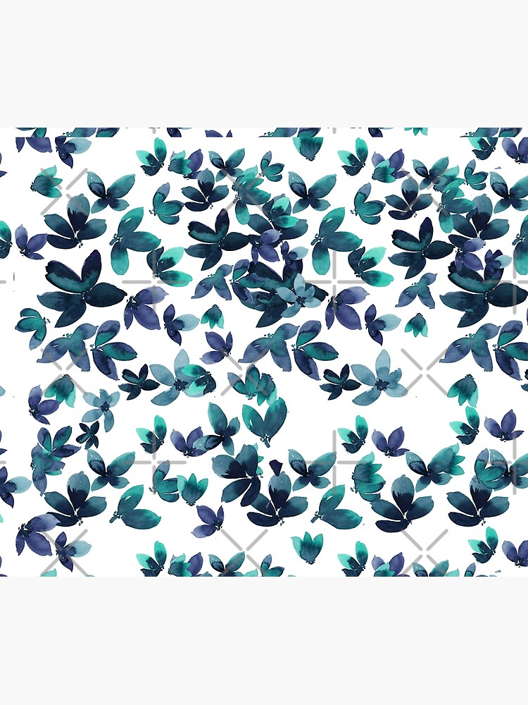 Born to Butterfly - Teal and Navy Palette by rosemaryann
