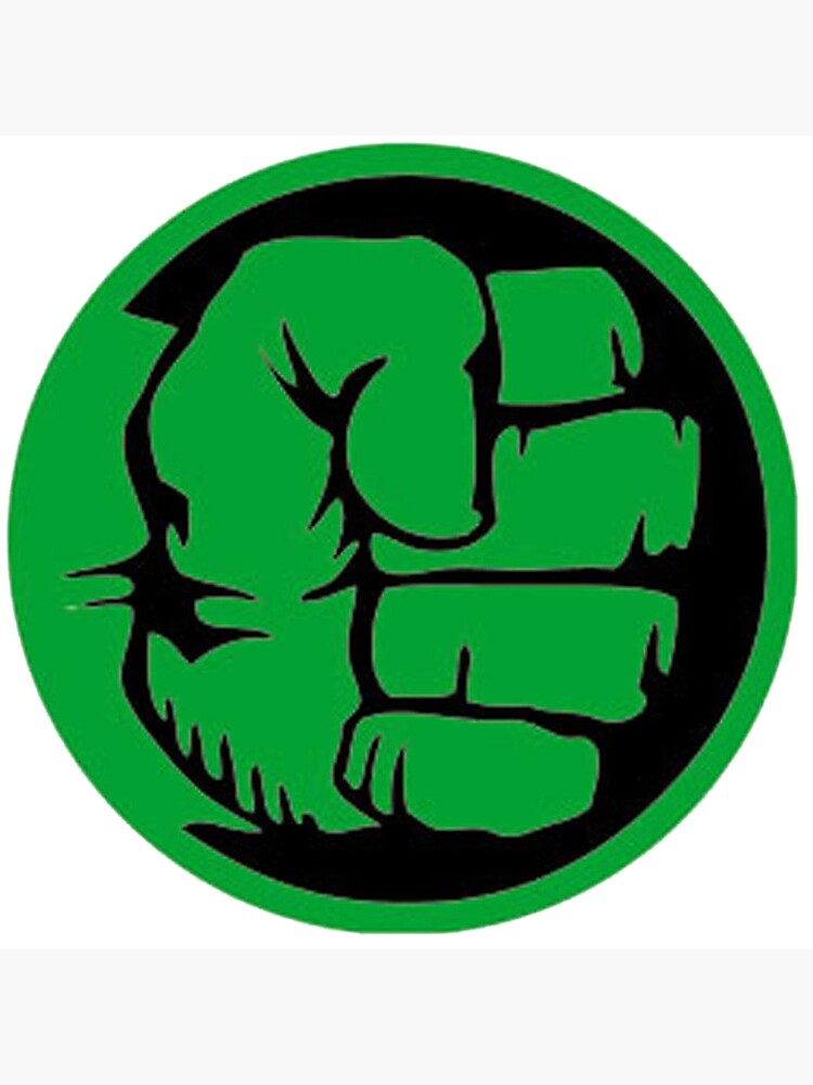The Incredible Hulk Clenched Fist Image Chunky 3-D Die-Cut Magnet NEW UNUSED 