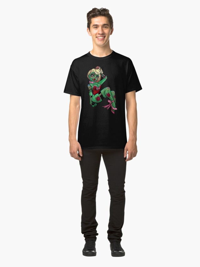 Alternate view of Zombie-licious Zaria Classic T-Shirt