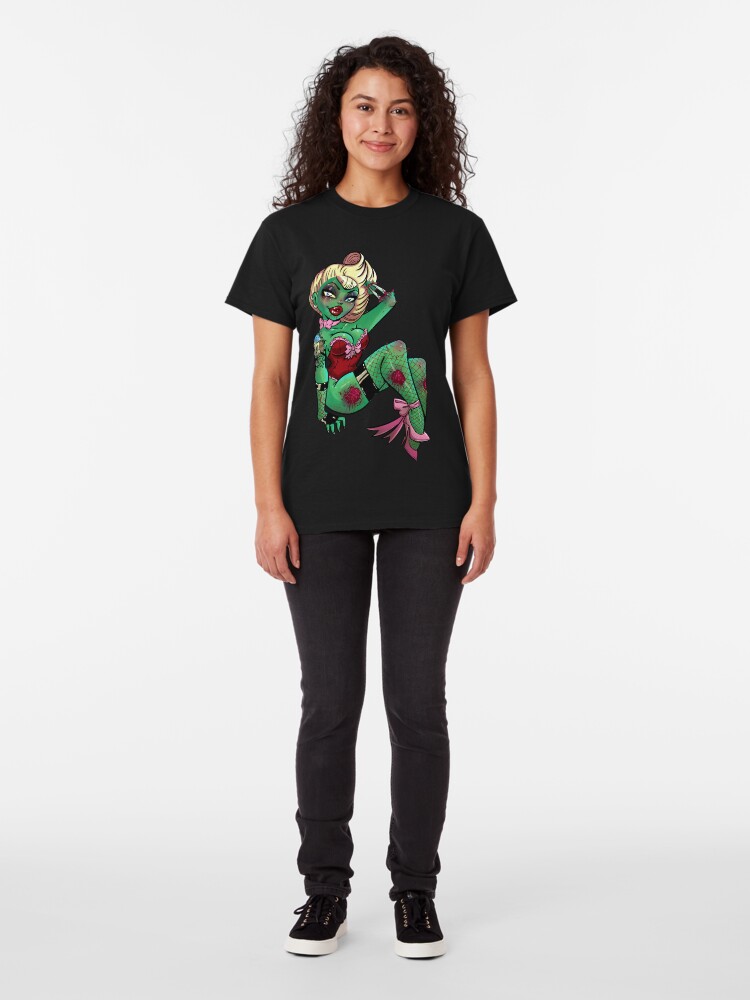 Alternate view of Zombie-licious Zaria Classic T-Shirt