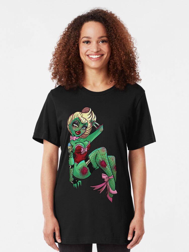 Alternate view of Zombie-licious Zaria Slim Fit T-Shirt