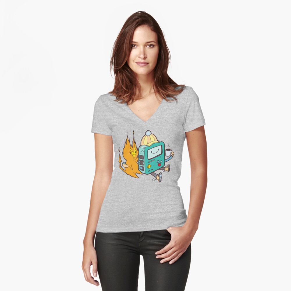 Artikel-Vorschau von Tailliertes T-Shirt mit V-Ausschnitt, designt und verkauft von jayeric.