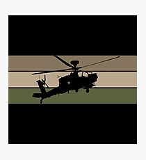 Apache Helicopter Photographic Print