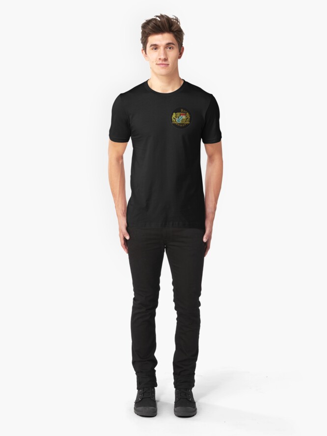 Alternate view of Bavarian (Bayern) Coat of Arms Slim Fit T-Shirt