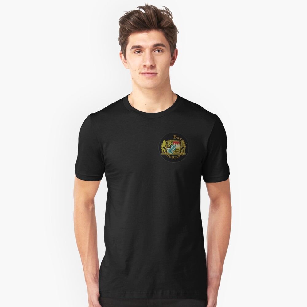 Bavarian (Bayern) Coat of Arms Slim Fit T-Shirt