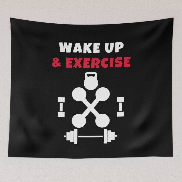Item preview, Wake up and Exercise gym weights designed and sold by we1000.