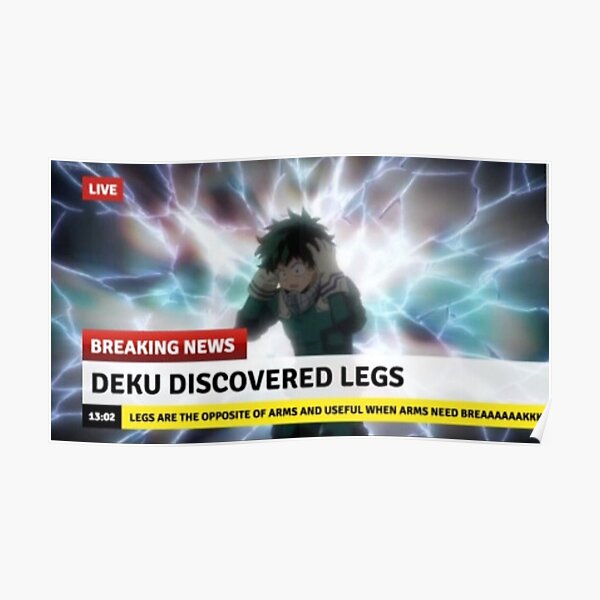 Deku meme Poster