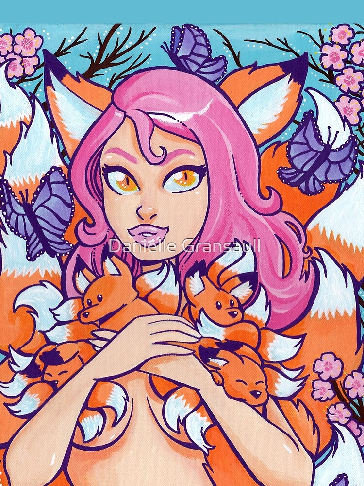 Kitsune in Bloom by dsoloud