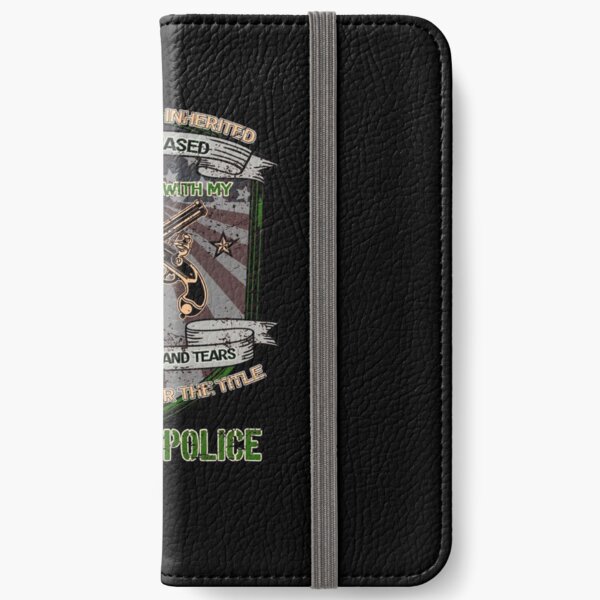 I forever own the title military police - distressed iPhone Wallet
